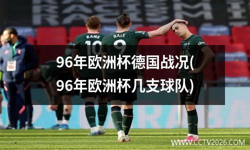 96年欧洲杯德国战况(96年欧洲杯几支球队)