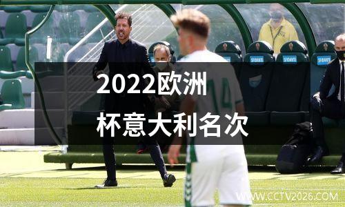 2022欧洲杯意大利名次