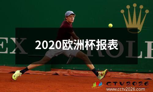 2020欧洲杯报表