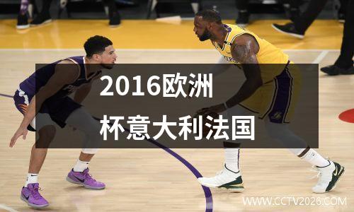 2016欧洲杯意大利法国