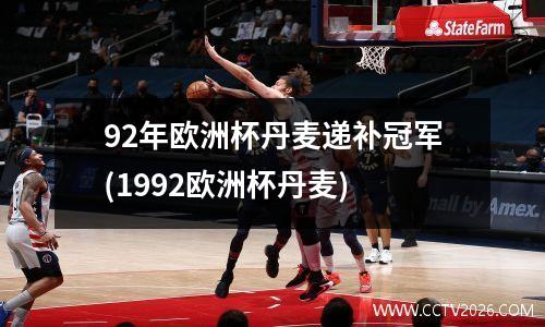 92年欧洲杯丹麦递补冠军(1992欧洲杯丹麦)