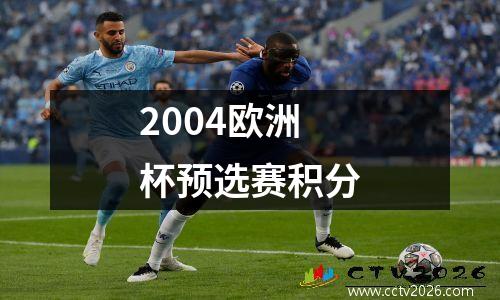 2004欧洲杯预选赛积分