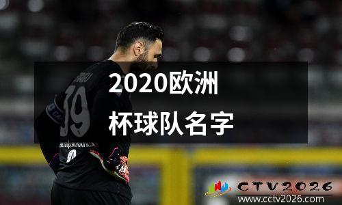 2020欧洲杯球队名字
