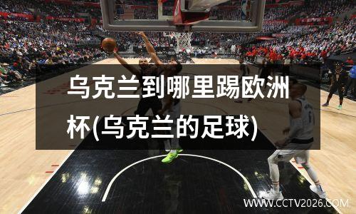 乌克兰到哪里踢欧洲杯(乌克兰的足球)