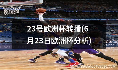 23号欧洲杯转播(6月23日欧洲杯分析)