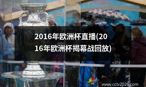2016年欧洲杯直播(2016年欧洲杯揭幕战回放)