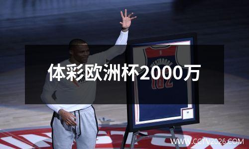 体彩欧洲杯2000万