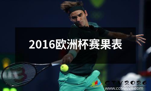 2016欧洲杯赛果表