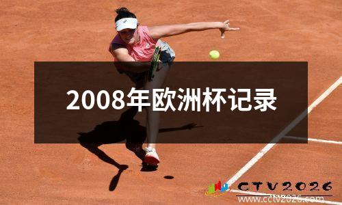 2008年欧洲杯记录