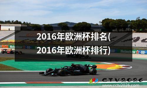 2016年欧洲杯排名(2016年欧洲杯排行)