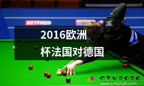 2016欧洲杯法国对德国