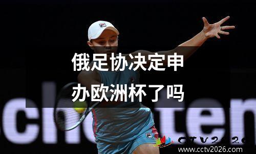 俄足协决定申办欧洲杯了吗