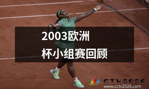2003欧洲杯小组赛回顾