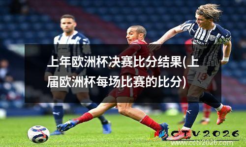 上年欧洲杯决赛比分结果(上届欧洲杯每场比赛的比分)