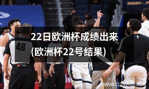 22日欧洲杯成绩出来(欧洲杯22号结果)