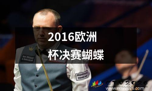 2016欧洲杯决赛蝴蝶