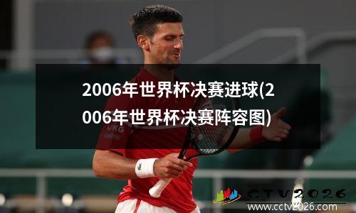 2006年世界杯决赛进球(2006年世界杯决赛阵容图)