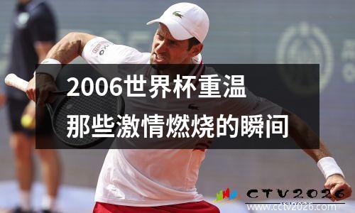 2006世界杯重温那些激情燃烧的瞬间