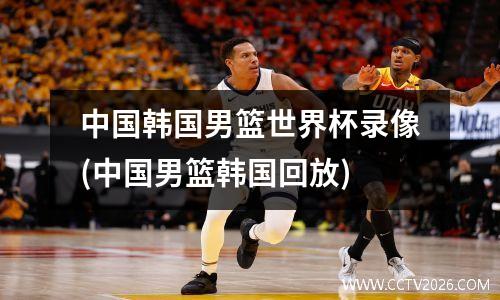 中国韩国男篮世界杯录像(中国男篮韩国回放)