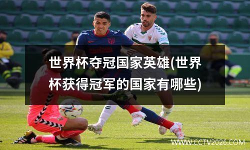 世界杯夺冠国家英雄(世界杯获得冠军的国家有哪些)