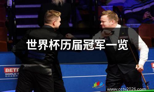 世界杯历届冠军一览