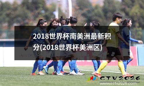 2018世界杯南美洲最新积分(2018世界杯美洲区)