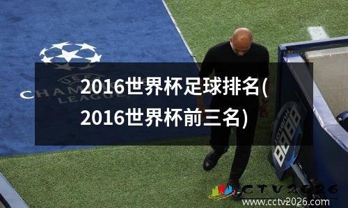 2016世界杯足球排名(2016世界杯前三名)
