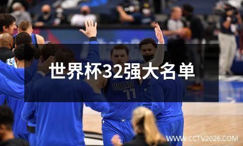 世界杯32强大名单