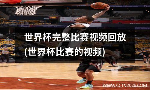 世界杯完整比赛视频回放(世界杯比赛的视频)