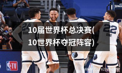 10届世界杯总决赛(10世界杯夺冠阵容)