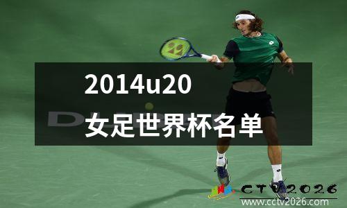 2014u20女足世界杯名单