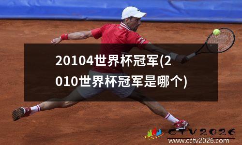 20104世界杯冠军(2010世界杯冠军是哪个)