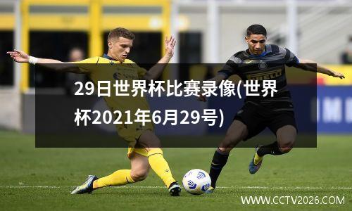 29日世界杯比赛录像(世界杯2021年6月29号)