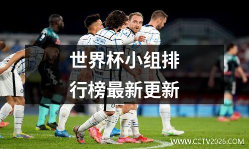 世界杯小组排行榜最新更新