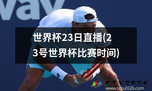 世界杯23日直播(23号世界杯比赛时间)