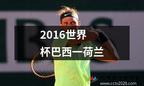 2016世界杯巴西一荷兰