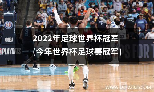 2022年足球世界杯冠军(今年世界杯足球赛冠军)