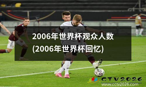 2006年世界杯观众人数(2006年世界杯回忆)