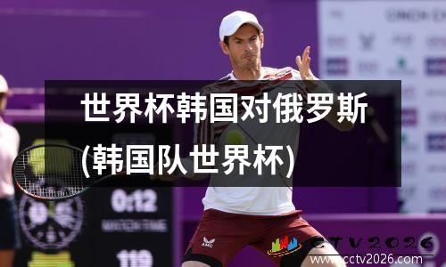世界杯韩国对俄罗斯(韩国队世界杯)