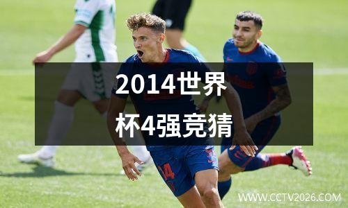 2014世界杯4强竞猜