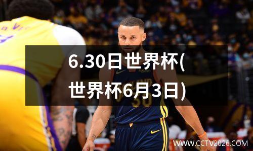 6.30日世界杯(世界杯6月3日)