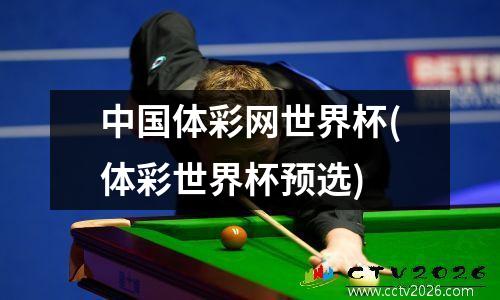 中国体彩网世界杯(体彩世界杯预选)