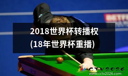 2018世界杯转播权(18年世界杯重播)