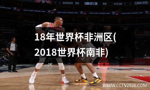 18年世界杯非洲区(2018世界杯南非)