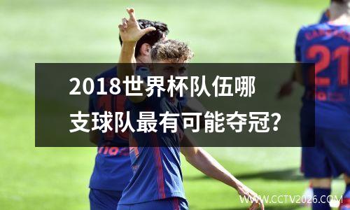 2018世界杯队伍哪支球队最有可能夺冠？