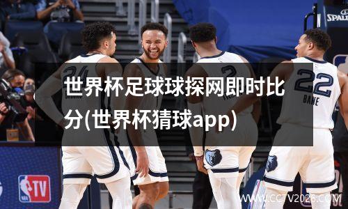 世界杯足球球探网即时比分(世界杯猜球app)