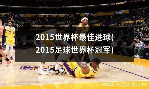 2015世界杯最佳进球(2015足球世界杯冠军)