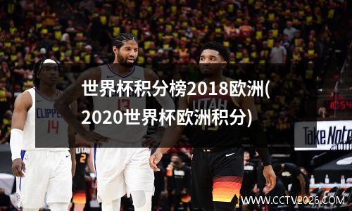世界杯积分榜2018欧洲(2020世界杯欧洲积分)