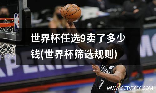 世界杯任选9卖了多少钱(世界杯筛选规则)