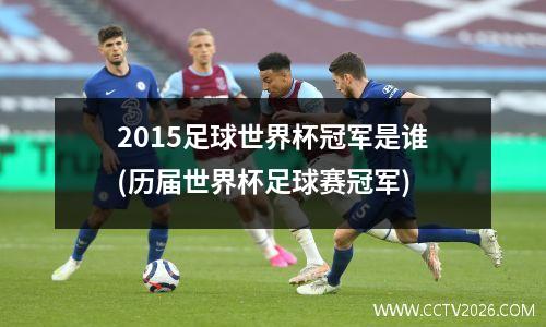 2015足球世界杯冠军是谁(历届世界杯足球赛冠军)